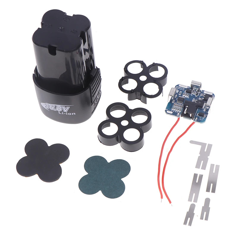 

1 компл. Электроинструмент 18650 литиевая коробка схема оболочка фотоскоба ручная дрель мощность литий-ионная батарея Защитная плата