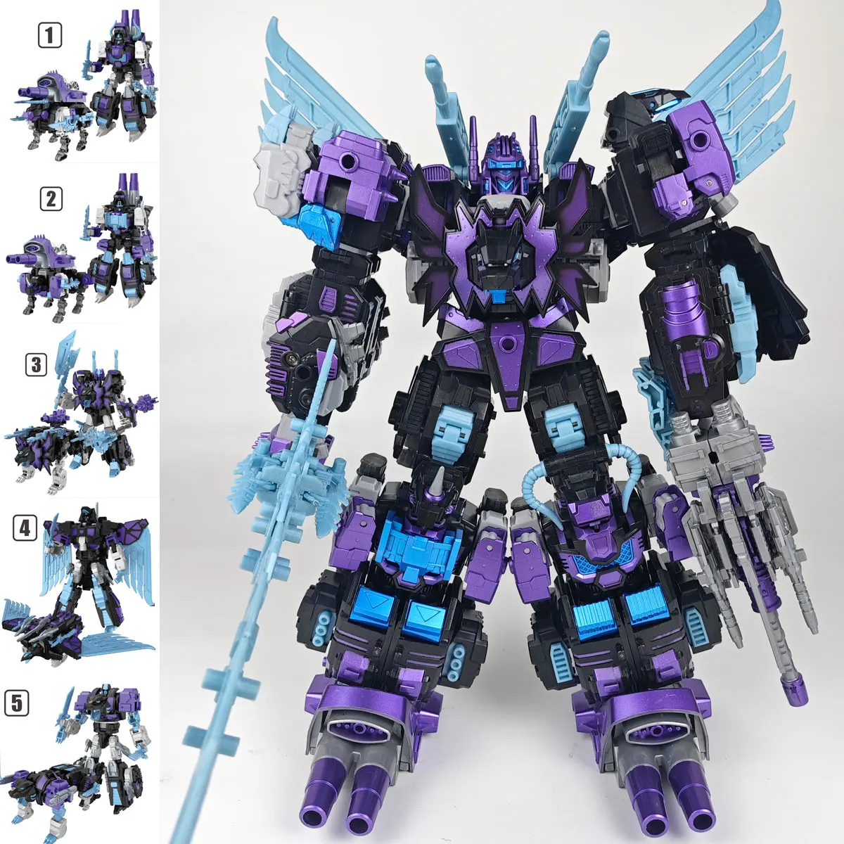 TENGYANG DARK Predacons Combiners Wars KO Transformation 5 в 1 Predaking G1 36 см фигурка подарок ребенку БЕЗ КОРОБКИ (art.: 3920d1dffdf8f) - 3920d1dffdf8f