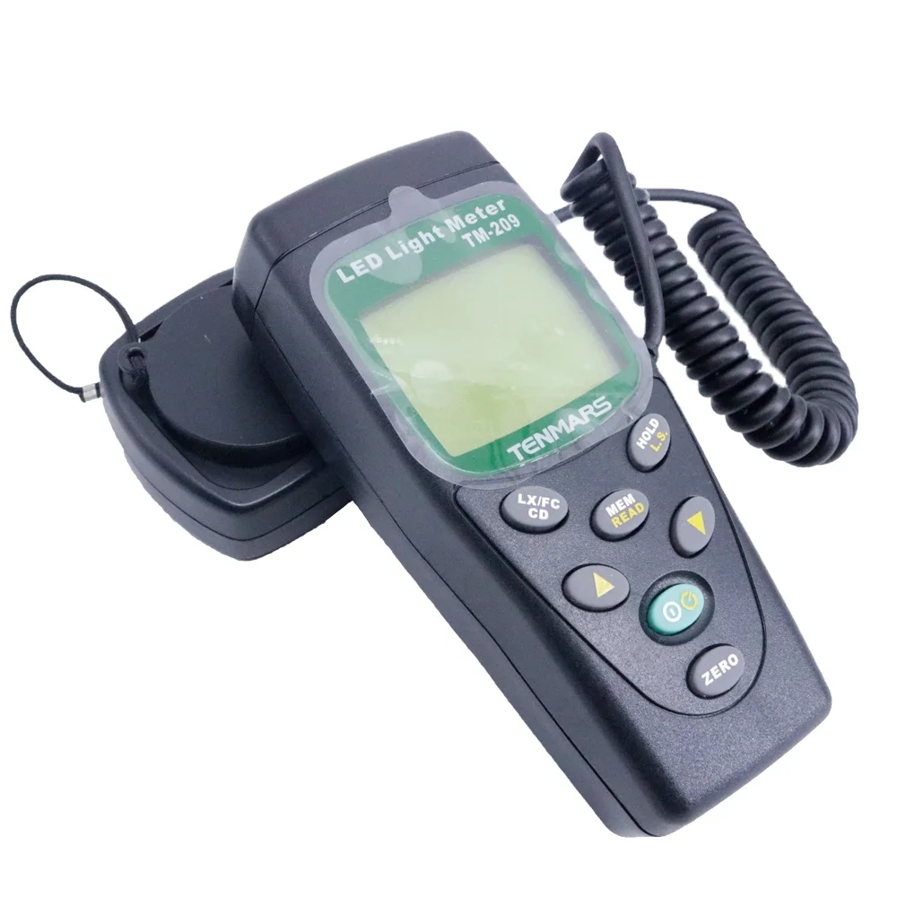 

Портативный цифровой светодиодный индикатор уровня освещенности 0-400000 люкс для проверки интенсивности разноцветного светодиодного света