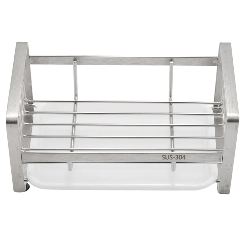 

Держатель для губки, органайзер для кухонной раковины, держатель для раковины, сушилка для раковины, держатель для мыла щетки со съемным под...