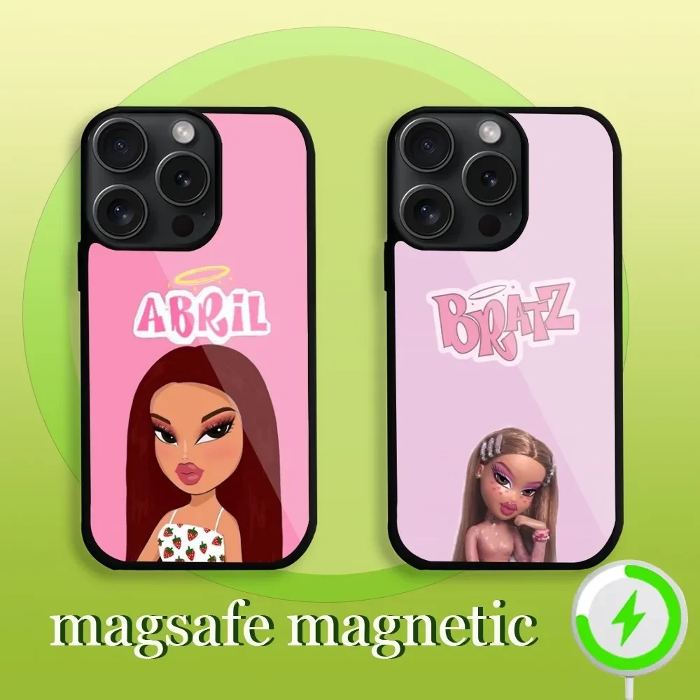 Чехол для телефона B-Bratzs с рисунком iPhone 11 12 13 14 15 Pro Maafe магнитный беспроводной