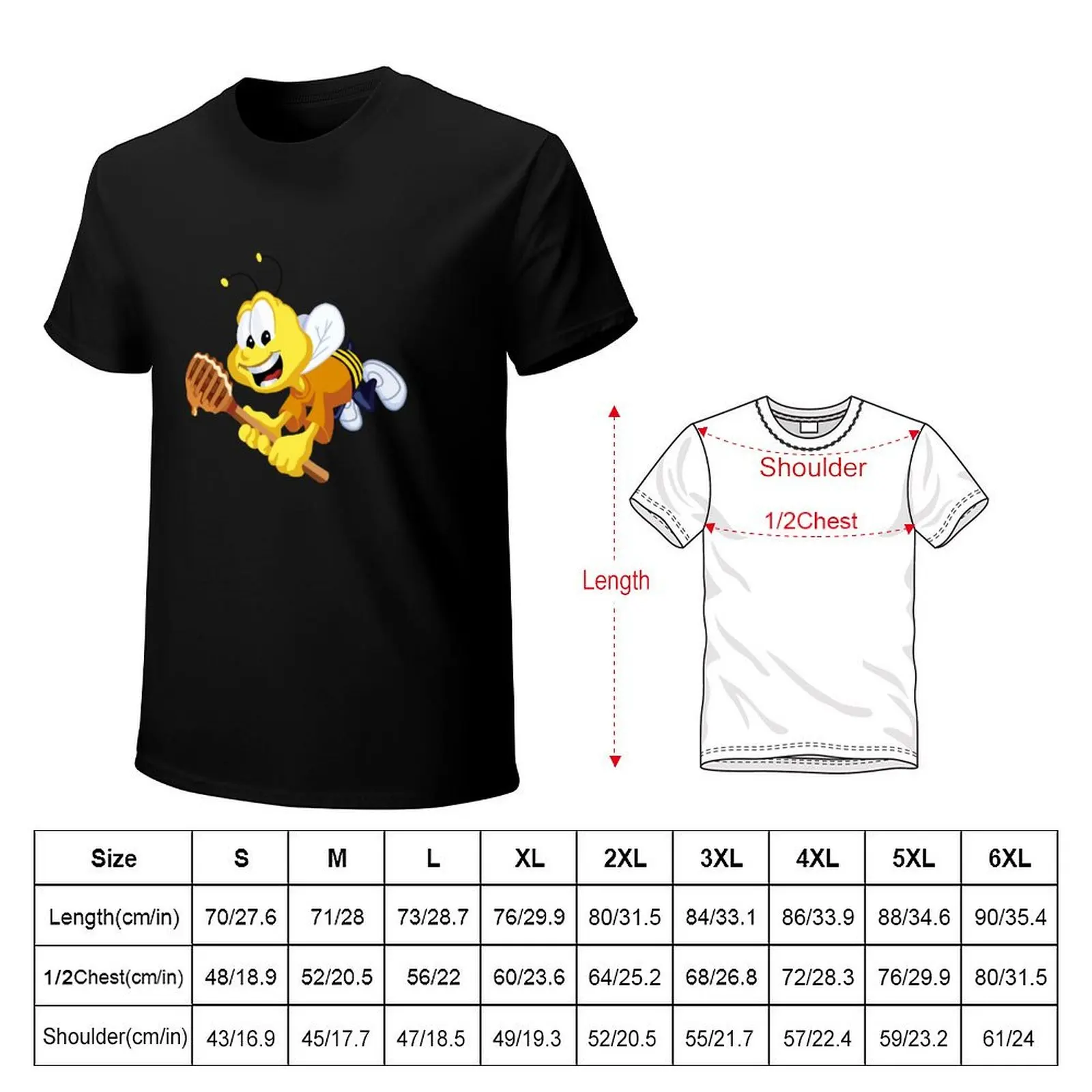 Футболка Honey Nut Cheerios Mascot Buzz the Bee Illustration летняя рубашка толстовки в тяжелом весе