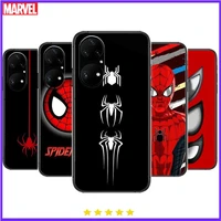 2022 spiderman phone case for huawei p50 p40 p30 p20 10 9 8 lite e pro plus black etui coque painting hoesjes comic fas