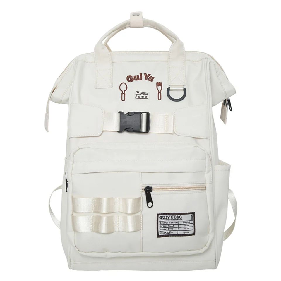 

Waterproof Women Nylon Backpack Shoulder Bag For Teenage Girls Multi-Function Bagpack Female Ladies School