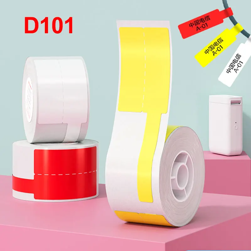 NiiMBOT D101 Label Printer Cable Label Paper Waterproof Network Wiring Communication Optical Fiber Network Cable