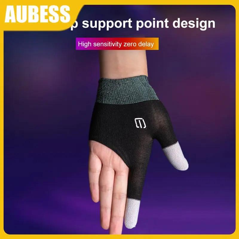 

Sensitive Touch Screen Fingertips Gloves Cover Anti Slip Non-scratch Thumb Sleeve Gloves For Pubg Breathable For Gamer 1pair