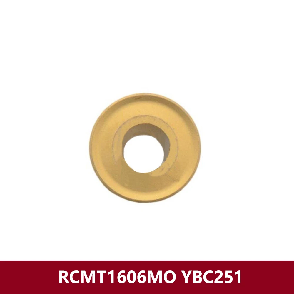 Оригинальные лезвия RCMT1606MO YBC251 RCMT1606 RCMT 1606 MO фрезерные режущие пластины из карбида
