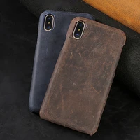 retro luxury genuine pull up leather phone case for iphone x xs 11 11pro 11 pro max xr xsmax 6 6s 5 se 7 plus 8 plus back cover