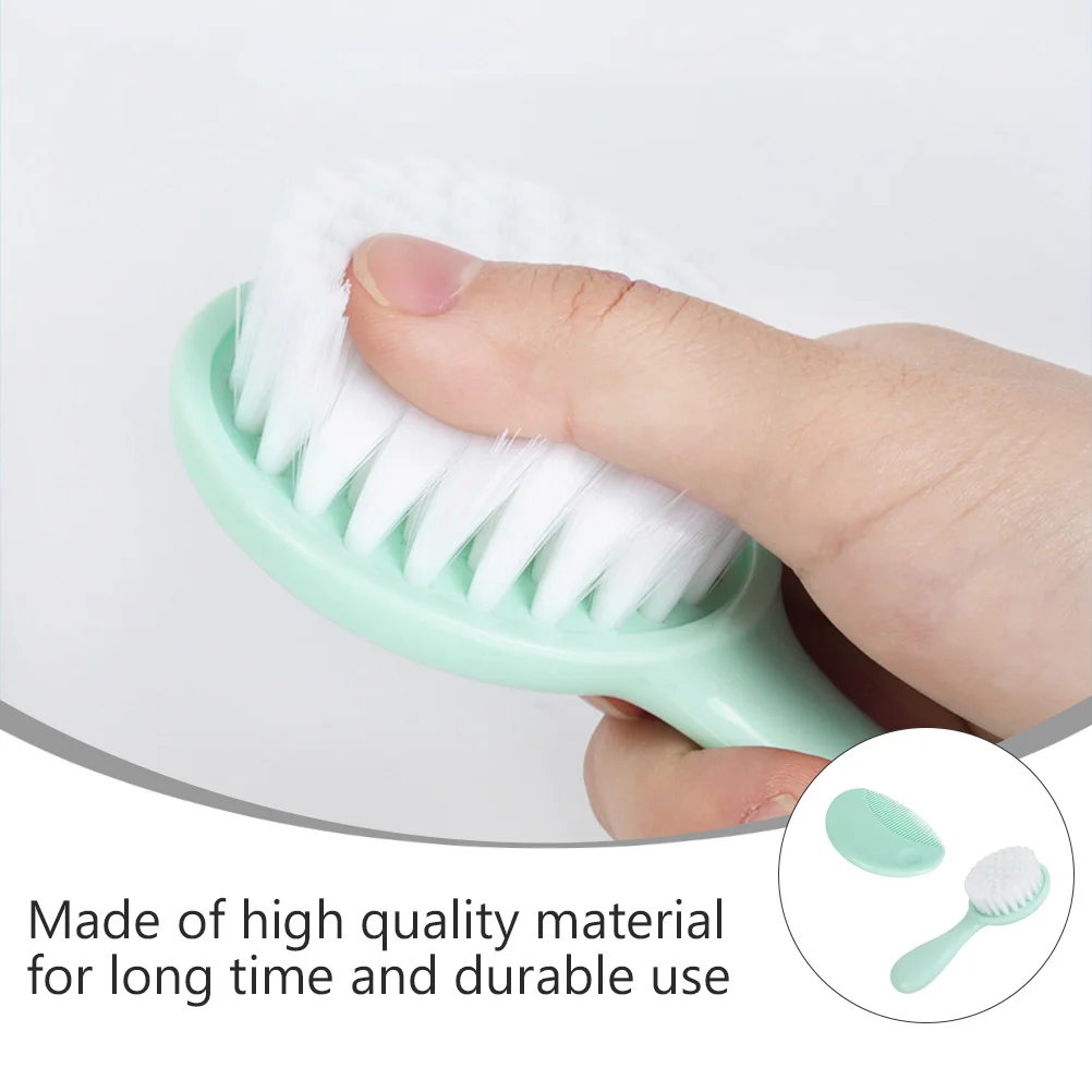 

Brush Baby Comb Hair Body Bathing Set Kids Toddler Shower Silicone Newborns Hairbrush Soft Bath Exfoliating Sponge Scrub Shampoo