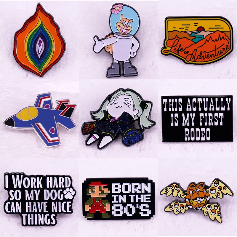 

Classic Retro Gaming Badge Enamel Pin Lapel Pins Badge Hats Clothes Backpack Decoration Jewelry Accessories Fans Gift