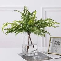 green fern branch 45cm dining table decoration artificial plant wedding flower party indigo