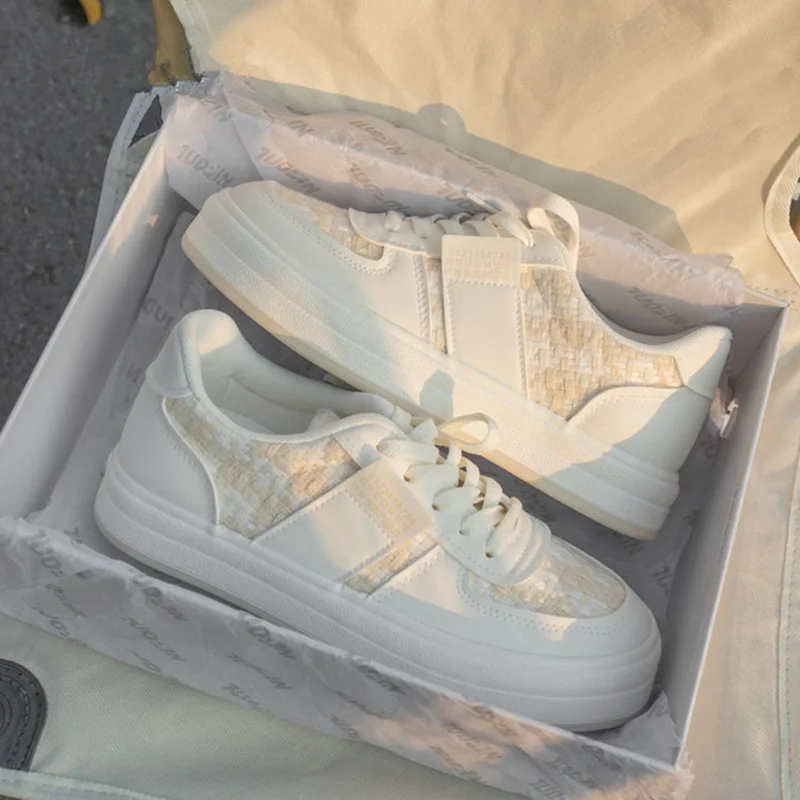 Vulcanized Shoes for Womens Shoes Spring Autumn Trend Casual Classic Canvas Shoes Ladies Harajuku Style Small White Board Shoes