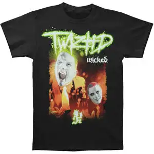 Футболка с изображением неправильного человека twiztid Футболка с изображением неправильного человека twiztid