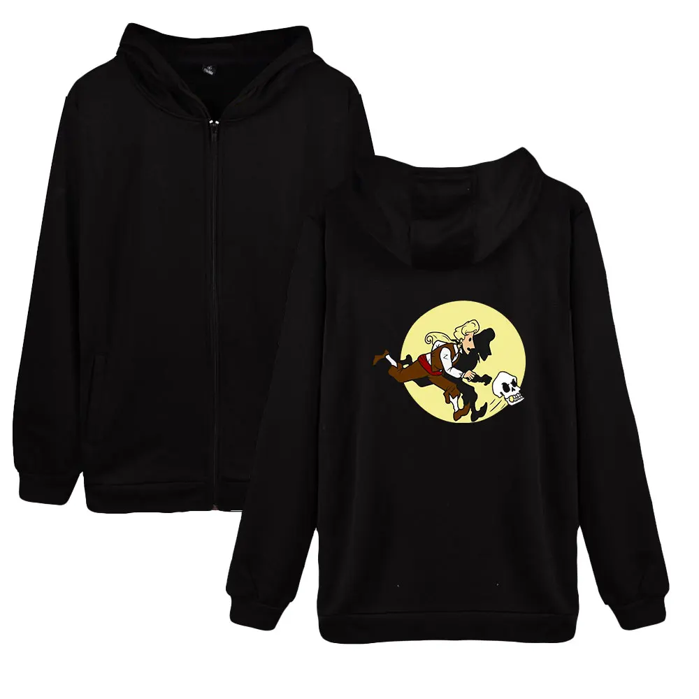 

Return to Monkey Island Zipper Hoodie Women Men Long Sleeve Hooded Sweatshirt Unisex Casual Streetwear Fashion Clothes