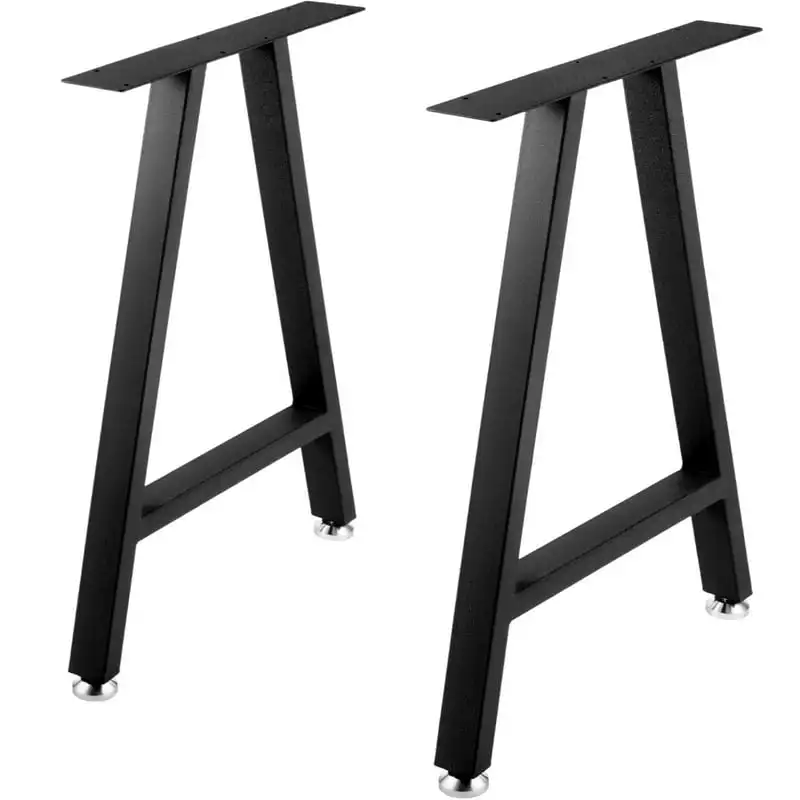 

Table Legs 28 x 17.7 inch A-Shaped Desk Legs Set of 2 Heavy Duty Bench Legs Rustic Metal Legs Wrought Iron Coffee Table Legs Ho