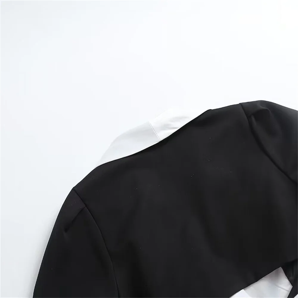 Женское платье с рукавами-пузырьками Zarb платье-костюм ажурным бантом на спине