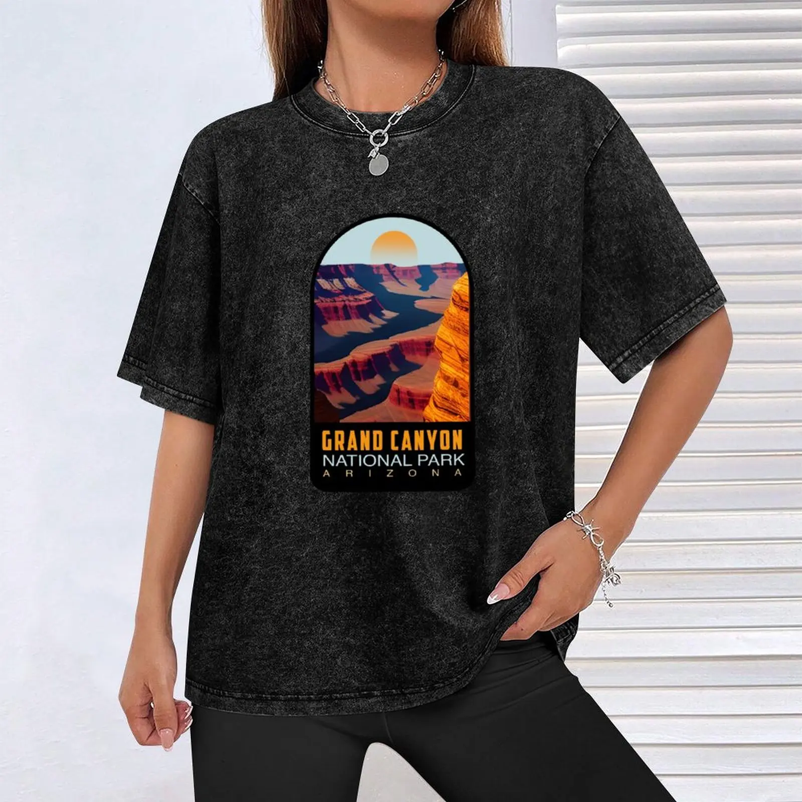 Мужская футболка Grand Canyon National Park Arizona хлопок