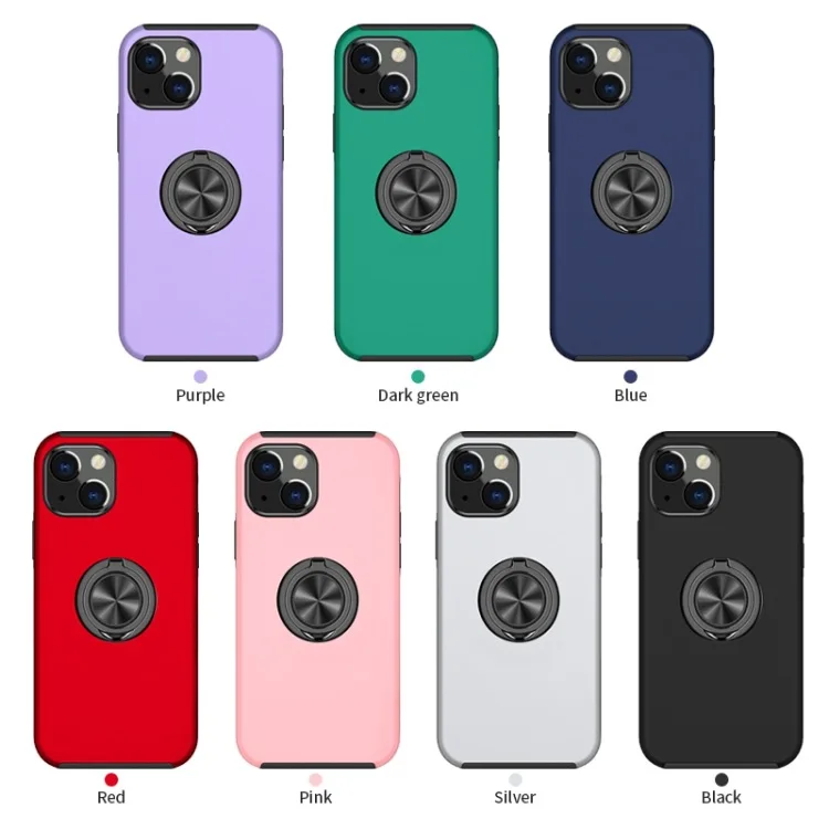

10pcs Drop-resistant Ring Holder Kickstand Soft TPU Phone Case for iPhone 14 13 12 Pro Max Plus Mini 11 X XS XR 8 7 Back Cover