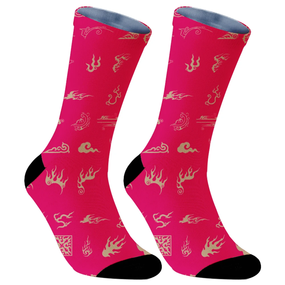 Хэллоуин Харадзюку фрукты счастливые носки 2024 новые летние с принтом из чесаного