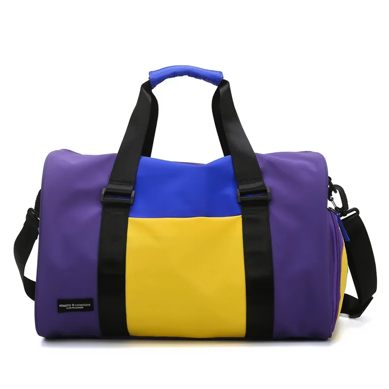 Travel Bag Packing Cubes Tote Bag Carry on Luggage Gym Bag One-shoulder Sports Bag Dry and Wet Separate Shoe Compartment Couples