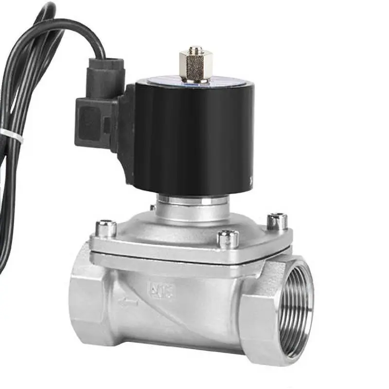 1-1/2&quot Normally Open Fountain Solenoid Valve 220V 110V 24V 12V Stainless Steel Waterproof Valves For Underwater