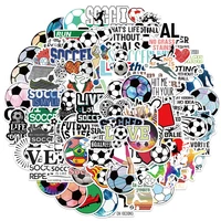 103050100pcs cartoon football stickers decals for luggage laptop phone motorcycle soccer sticker waterproof kids toys