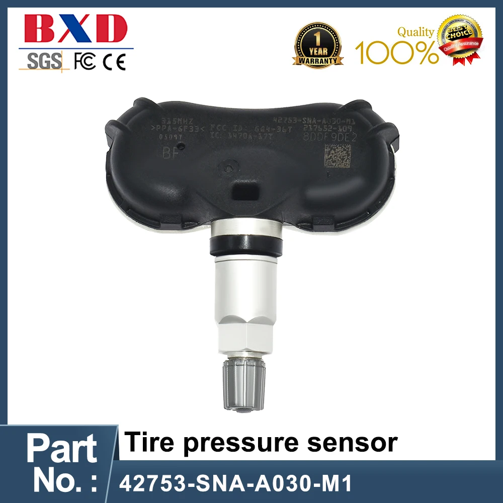 

1/4pcs TPMS Tire Pressure Sensor 42753-SNA-A030-M1