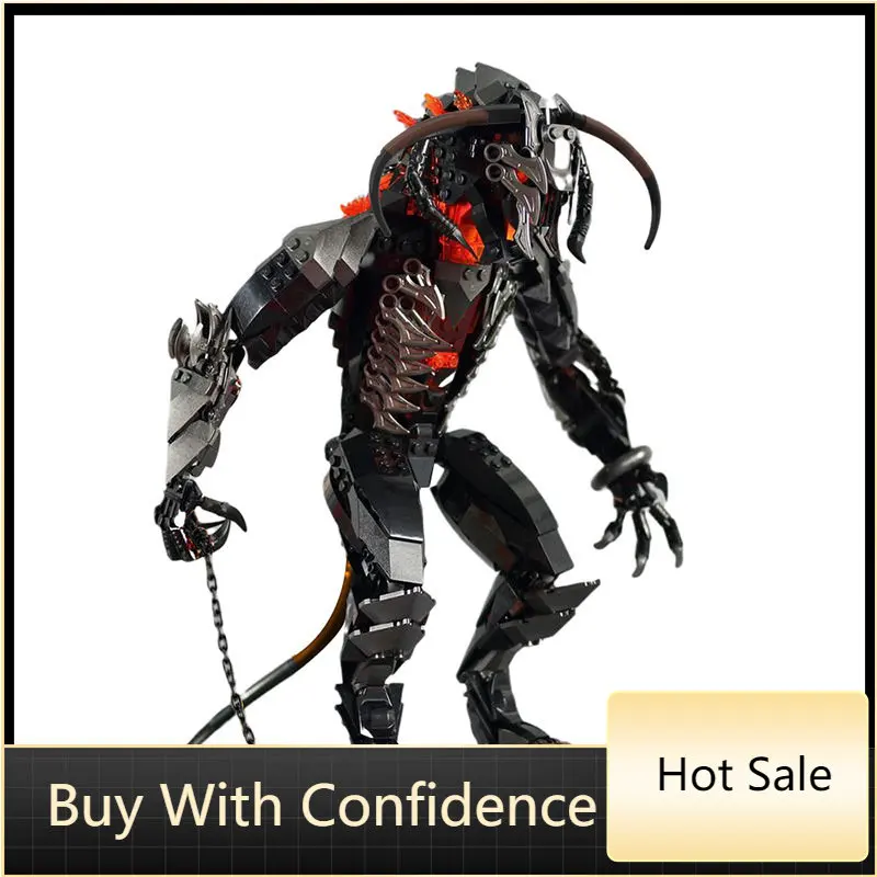 

Moc Lord Movie Magic Figures Balrogs and Saurons Building Blocks War Military Model Assembly Education Toys for Children Gifts