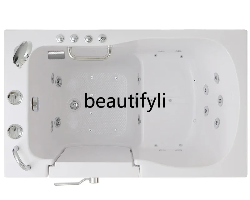 Боковая дверь без барьеров сидящая для дома акрил Джакузи интеллектуальная