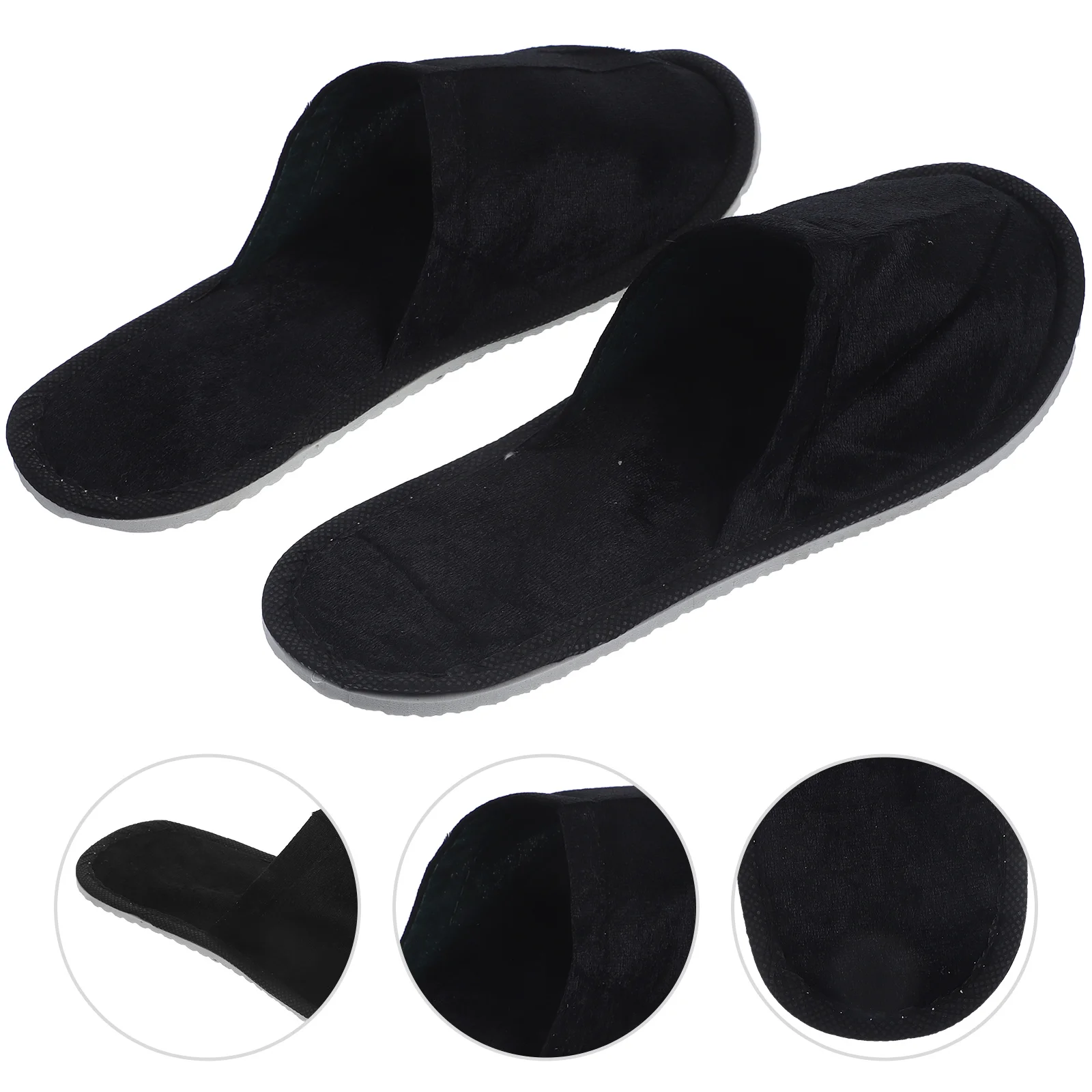 

6 Pairs Guest Slippers Comfortable Disposable Design Slippers Simple Slippers