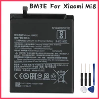 new yelping bm3e phone battery for xiaomi mi8 mi 8 battery compatible replacement batteries 3300mah free tools