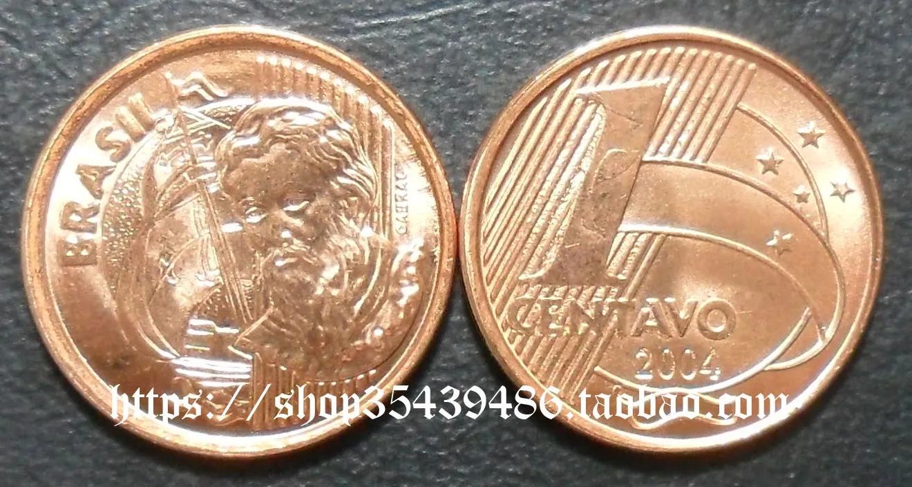 Бразилия 2004 Cabral 1 Point памятная монета (art.: 3920bf8739554) - 3920bf8739554