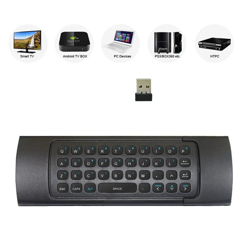 Беспроводной пульт дистанционного управления клавиатурой MX3 2 4G Air Mouse для Smart Android