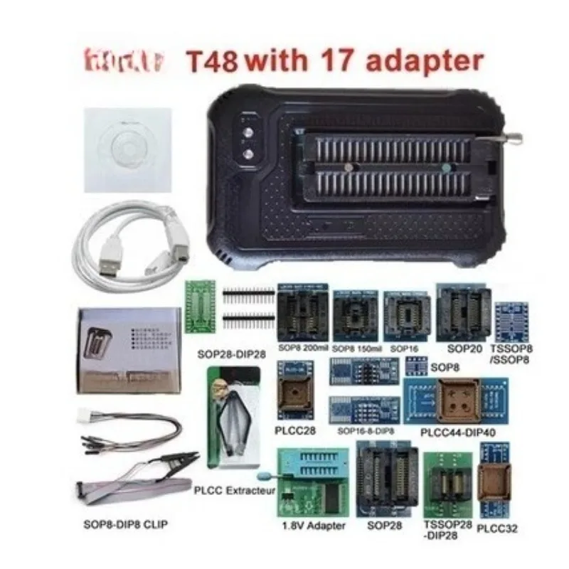 Фото Модернизированный универсальный USB-программатор T48-TL8663G/TL866II Plus №2