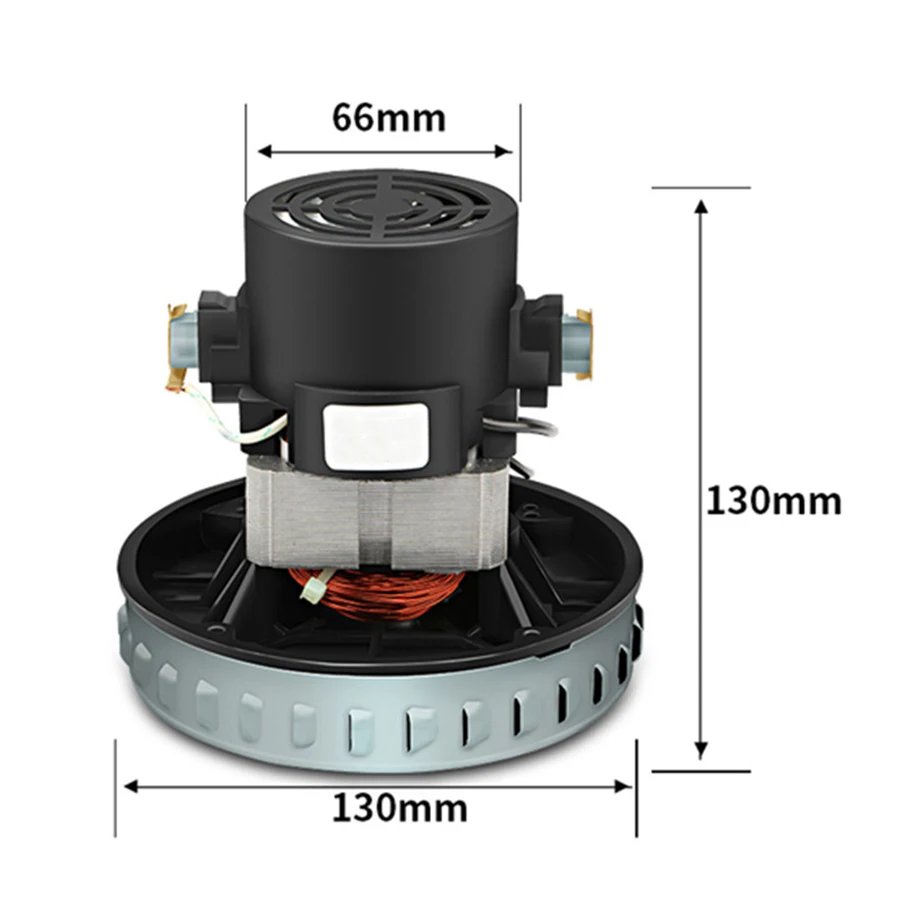 

220V 1200W Universal Vacuum Cleaner Motor 130mm Diameter for Karcher Philips Midea Rowenta Vacuum Parts Copper Wire Motor