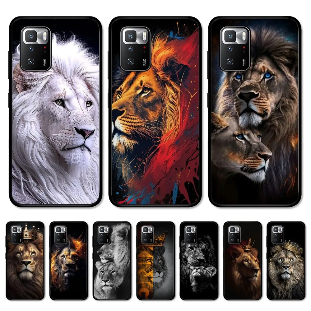 Чехол для телефона The Lion Redmi Note 4 X 5 A 6 7 8 T 9 9S 10 11 11S 11Epro Poco M3 pro