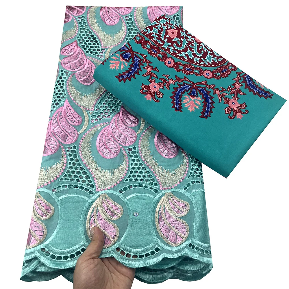 Новое поступление африканская швейцарская вуаль кружевная ткань 2 5 + 3 ярда