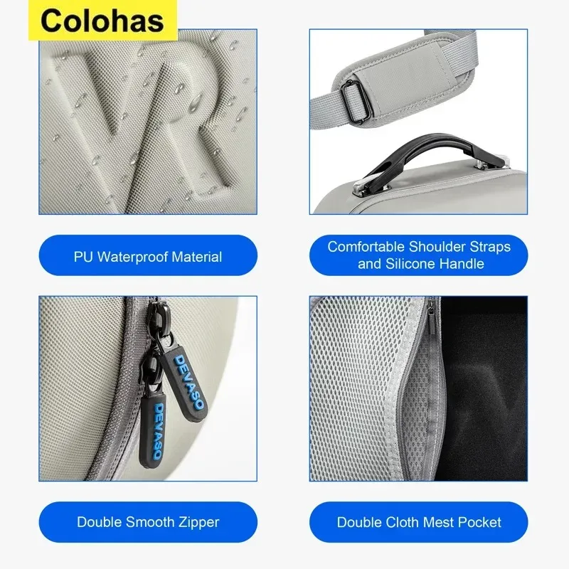 Портативная сумка для хранения Meta Quest 3 /2 PSVR2 PICO4 VR брикет совместимый с элитным