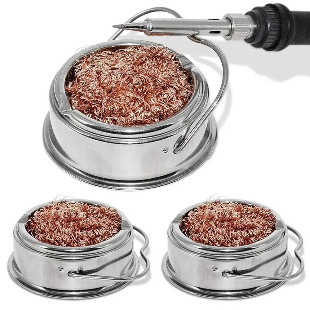 

Durable Dross Tools Accessories Tin Remove Cleaner Cleaning Nozzle Tip Soldering Iron Mesh Filter Desoldering Wire Ball