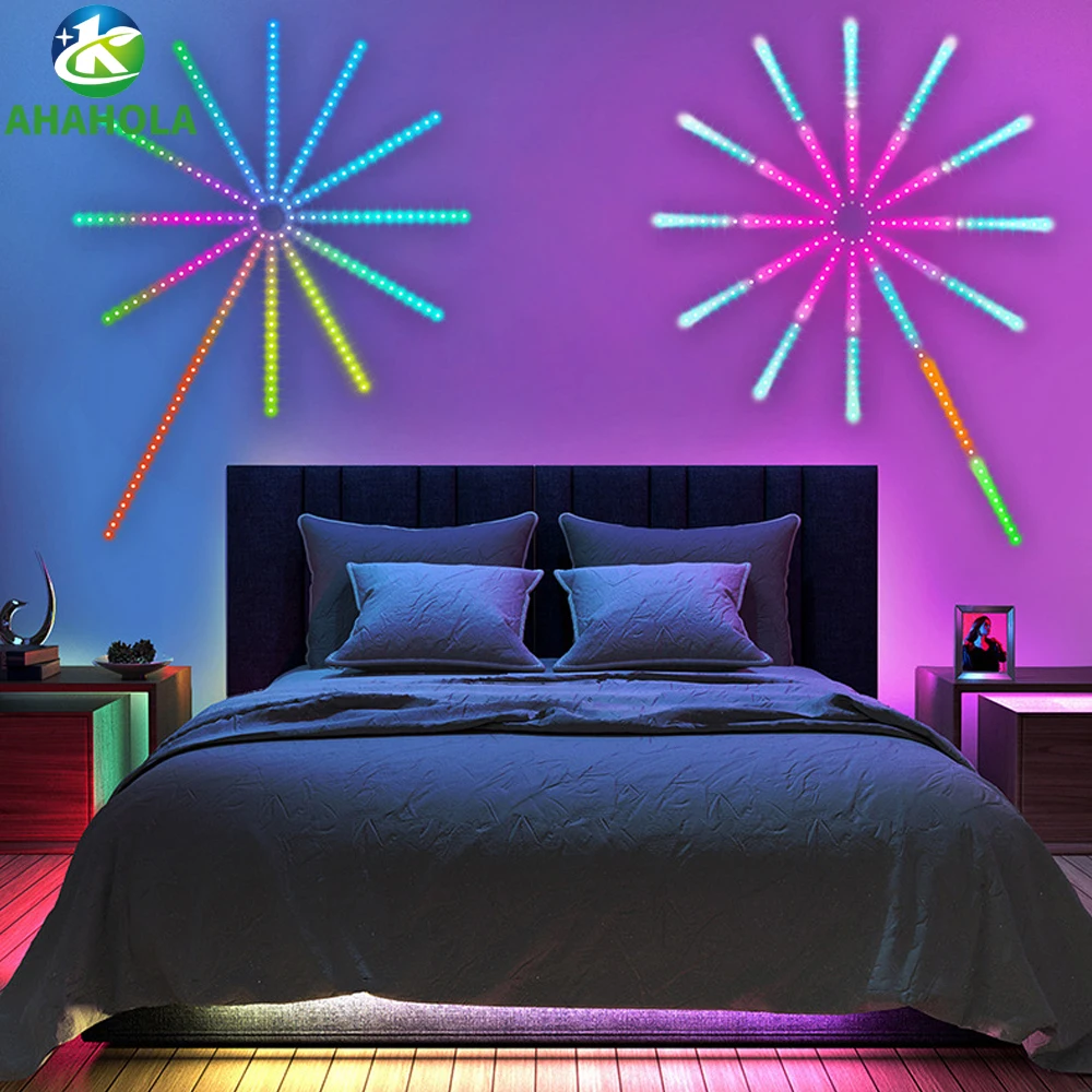 

Светодиодная Rgb лента Ws2812b, Адресуемая по Usb лампа для спальни, дома, фейерверка, Рождественский свет, 5 В