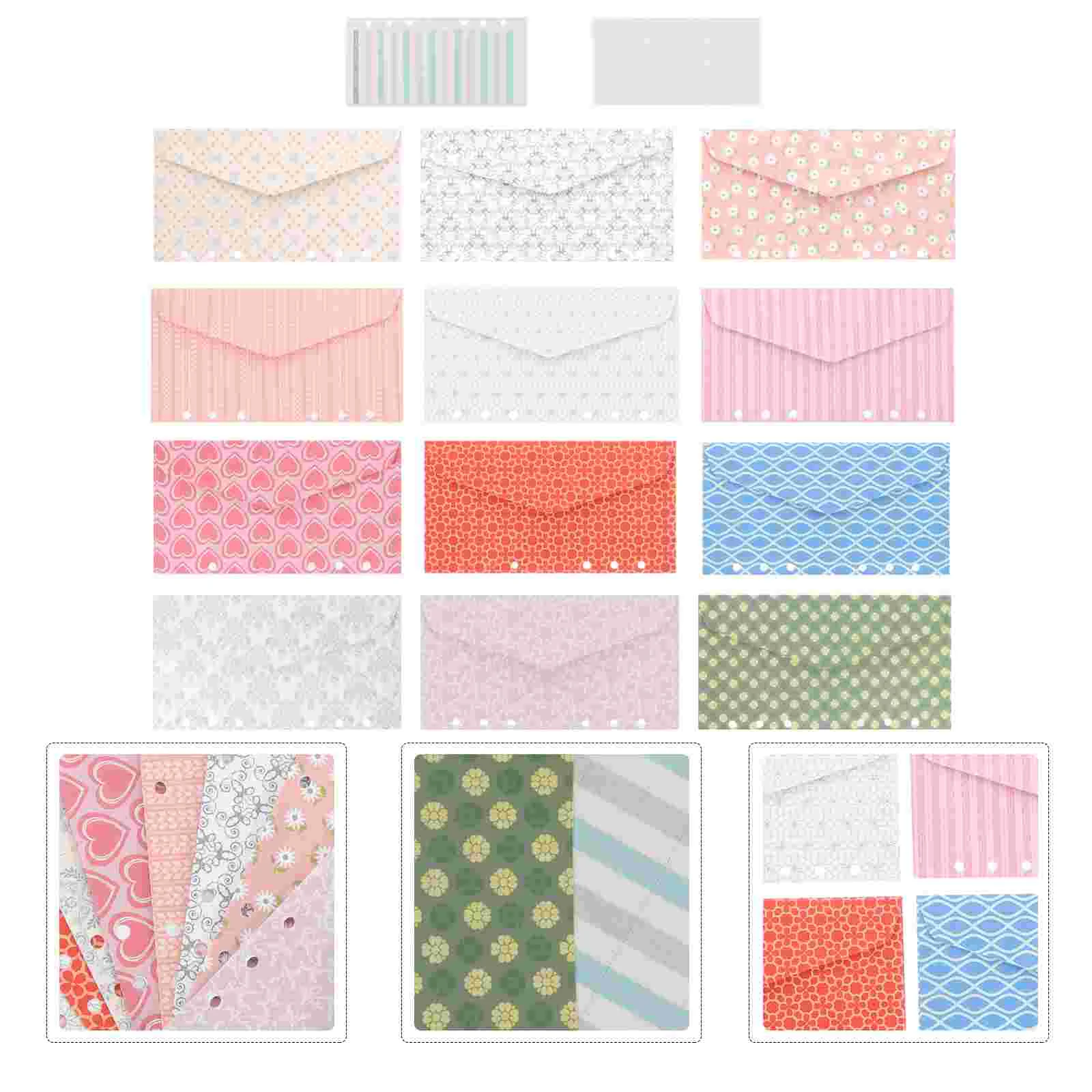 

Loose Leaf Paper Account Budget Envelope Personal Cash Record Cards Money Envelopes