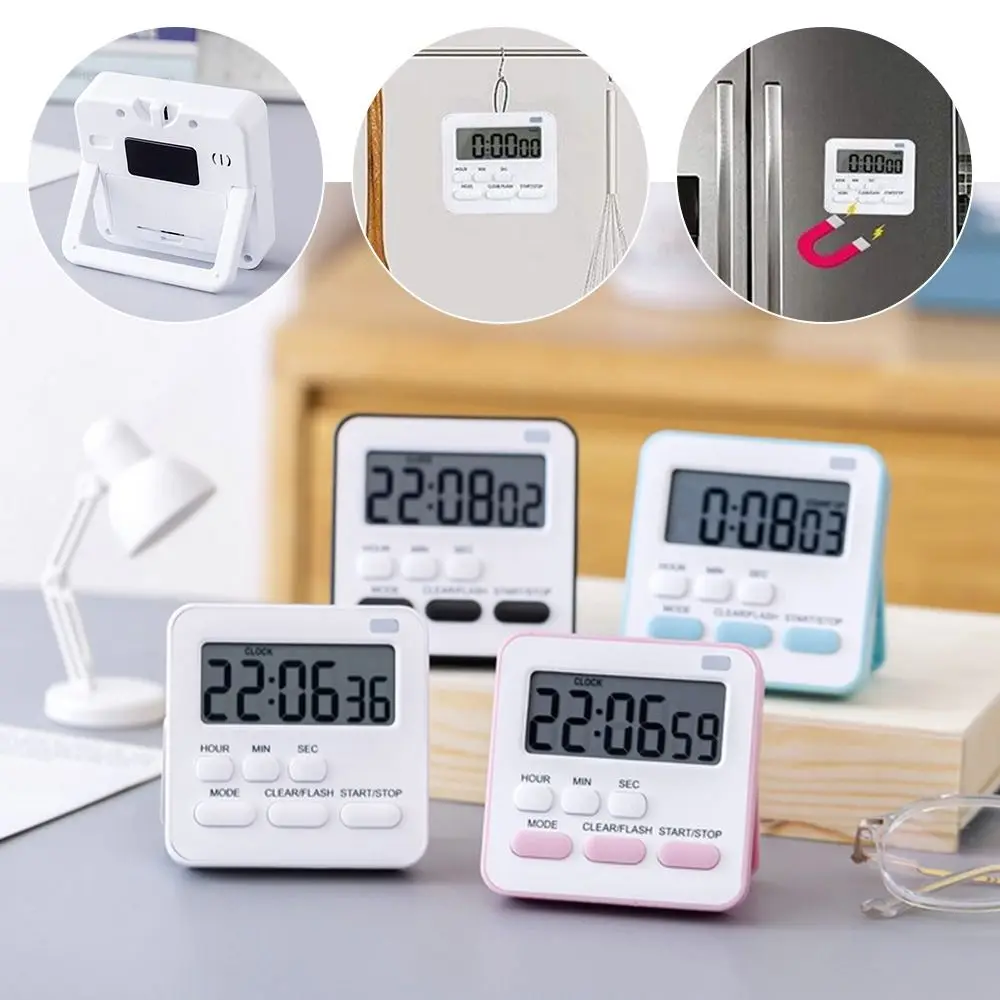 

Домашний Регулируемый кухонный инструмент, электронный таймер в виде яйца с ЖК-дисплеем, цифровой таймер, секундомер, кухонный таймер