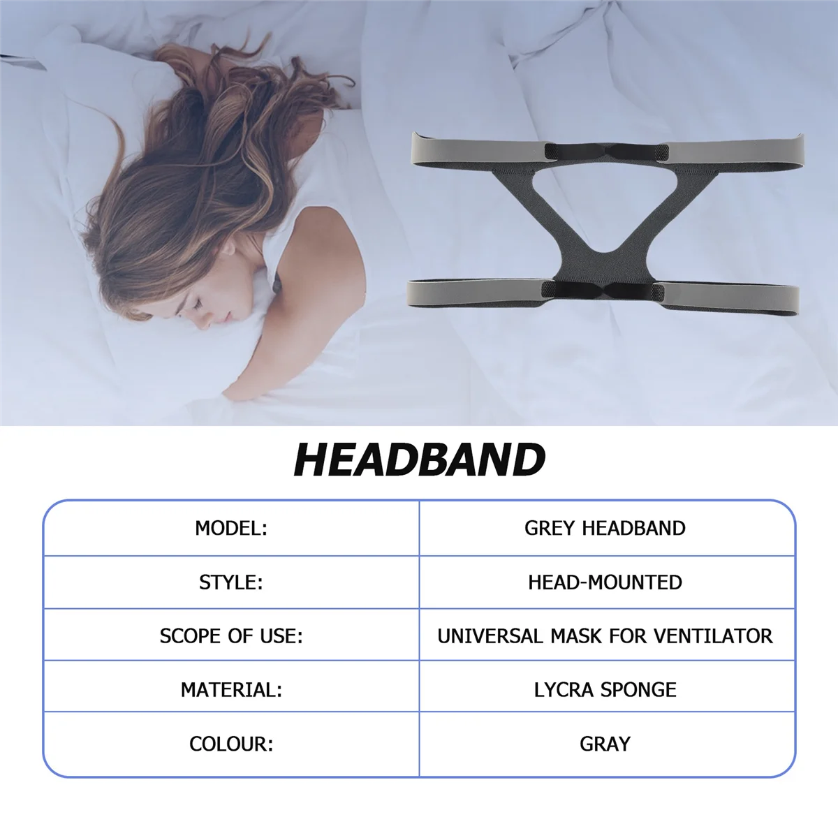 Для ResMed Wellcome вентиляционная маска повязка на голову Cpap носовой головной убор