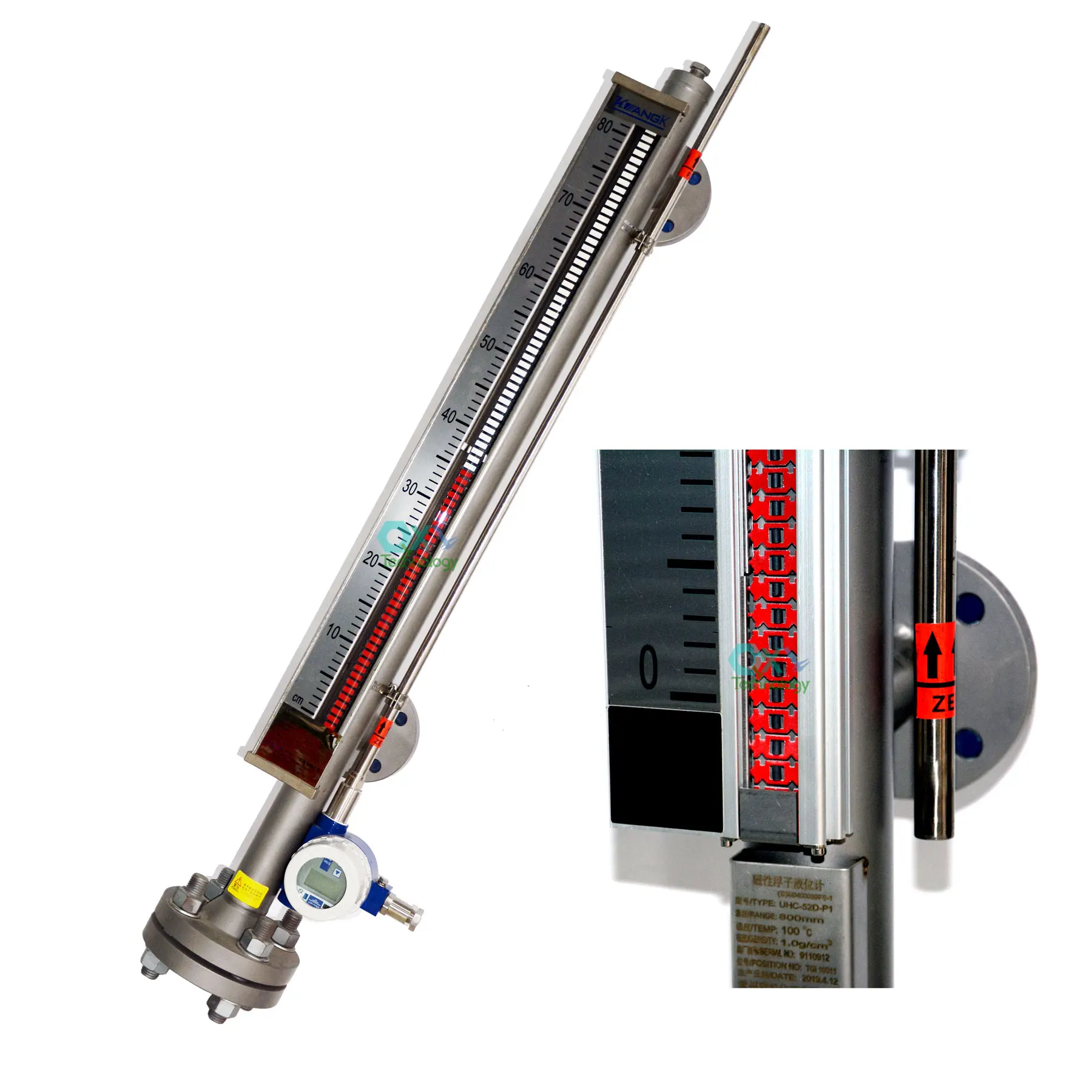 

Magnetic liquid level gauge tank depth sensor transmitter Gauge Meter indicator float type Measurement