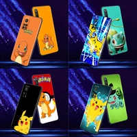 pikachu pokemon charizard phone case for xiaomi mi 9 9t pro se mi 10t 10s mia2 lite cc9 pro note 10 pro 5g silicone case pikachu