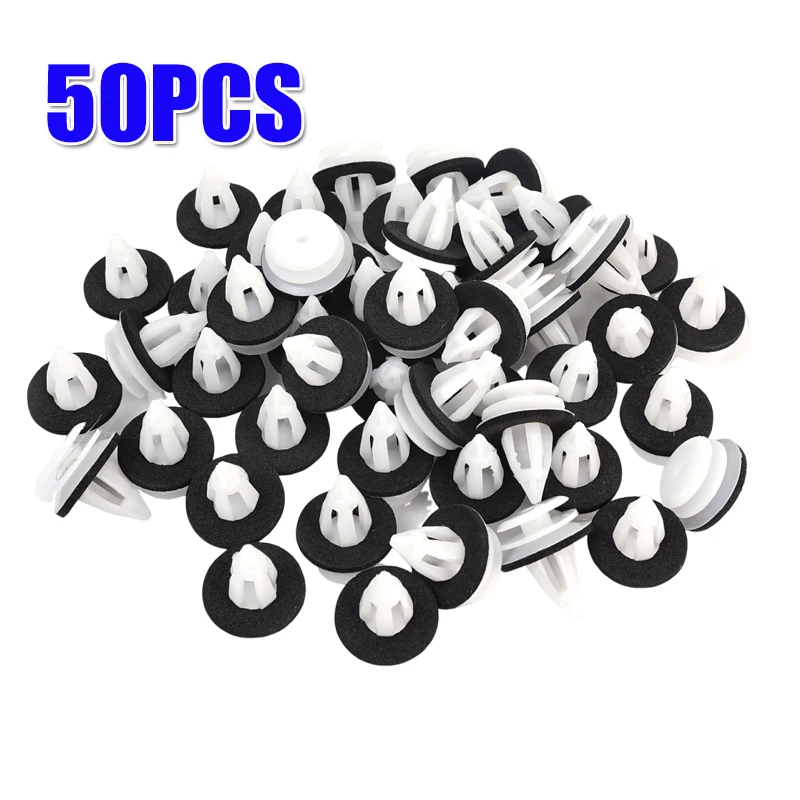 

100/50 шт. комплект автомобильных креплений, зажим для крыльев, зажим для кузова автомобиля, пряжка, штифт, заклепка, бампер, дверная обшивка, панель, крепеж, автозажимы