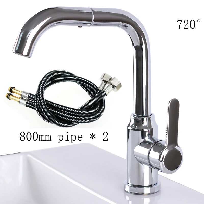 Смеситель для раковины с поворотом на 720 °, смеситель для раковины в ванной комнате, смеситель с креплением на раковину, водонепроницаемый смеситель, насадка для душа, аэраторы, сантехническая посуда