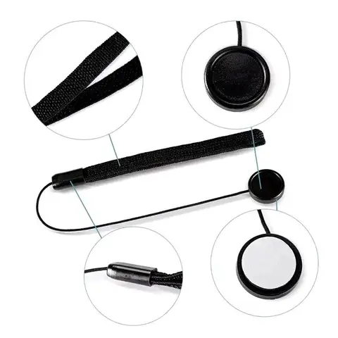 Чехол для объектива со шнурком для защиты от потери, ручной ремешок на запястье, шнурок для камеры со шнурком для всех держателей камеры DSLR SLR, шнур для подвешивания