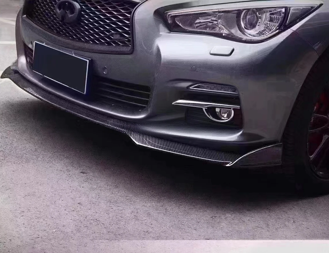 Хорошая цена мокрое углеродное волокно передние и задние губы капот двигателя