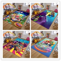 3d print game cartoon mario carpet personality non slip mat children bedroom living room family room play area rugs decorations